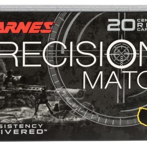 Barnes Bullets 30740 Precision Match 300Win Mag 220gr Open Tip Match Boat Tail 20 Per Box/10 Case
