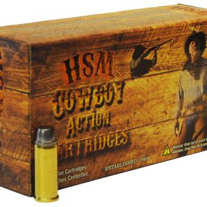 HSM 38551N Cowboy Action 38-55 Win 240 gr Round Nose Flat Point 20 Per Box/ 25 Case