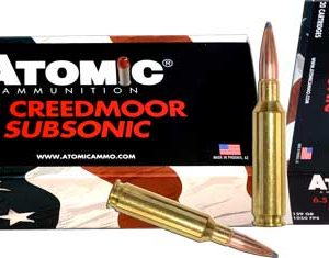 ATOMIC 6.5 CM 129GR SUBSONIC - SP 20RD 10BX/CS