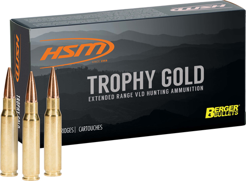 HSM TROPHY GOLD 6.5 PRC - 130GR BERGER VLD 20RD 25BX/CS