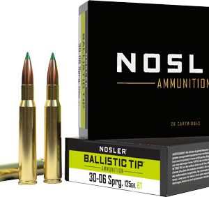 NOSLER BT 30-06 125GR - BALLISTIC TIP 20RD 10BX/CS