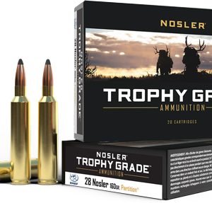 NOSLER TROPHY GRADE 28 NOSLER - 160GR PARTITION 20RD 10BX/CS