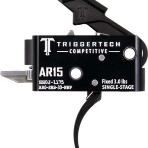 TRIGGERTECH AR-15 SINGLE STAGE - BLACK COMPETITIVE PRO CURVED