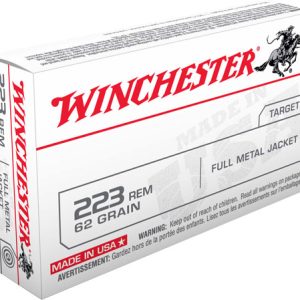WINCHESTER USA 223 REM - 62GR FMJ 20RD 50BX/CS