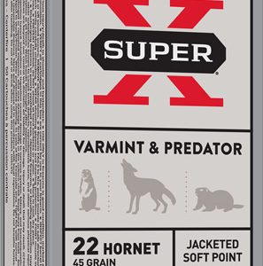 WINCHESTER SUPER-X 22 HORNET - 45GR JSP 50RD 10BX/CS