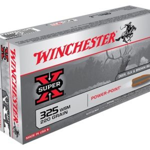 WINCHESTER SUPER-X 325 WSM - 220GR POWER POINT 20RD 10BX/CS