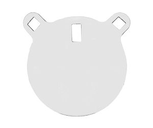 B/C 6" 3/8" STEEL TRGT ROUND PLATE