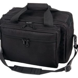 BULLDOG EXTRA LARGE RANGE BAG - BLACK W/ PISTOL RUG
