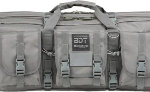 BULLDOG 36" SINGLE TACTICAL CS - 3 LARGE ACCESSORY POCKETS GREY