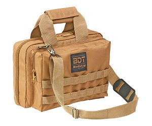 BULLDOG DLX 2 PISTOL RANGE BAG TAN