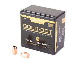 SPR GOLD DOT .451 230GR HP 100CT