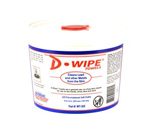 D-WIPE TOWELS 2-325 CT TUBS