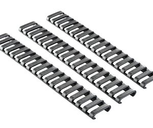 ERGO 18-SLOT LDDR RAIL COVERS 3PK BK