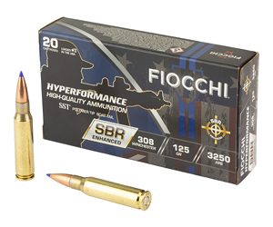 FIOCCHI HYPR SBR 308WIN 125GR 20/200