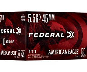 FED AM EAGLE 5.56 55GR FMJ 100/500