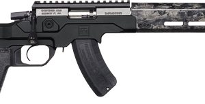 CHRISTENSEN MPR RIMFRE 22LR - 16" CF/CHASSIS BLACK ADJ FLDG