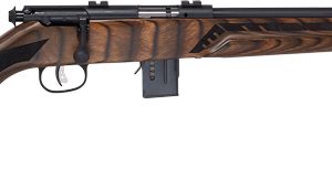 SAVAGE 93 MINIMALIST 22WMR - 18" MATTE/BROWN LAMINATE