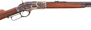 CIMARRON 1873 SHORT RIFLE - 44/40 20"OCTAGON CC/BLUED WAL
