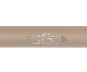 GEMTECH GM-22 SUPPRESSOR 22LR FDE