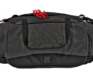 GGG RANGE BAG BLACK W/RED ZIPPER PUL