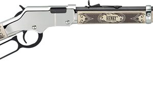 HENRY H4 SILVER AMERICAN EAGLE - 22S/L/LR 20" OCTAGON WALNUT