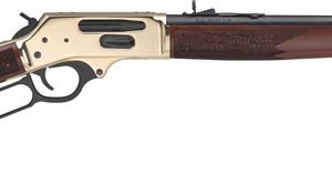 HENRY H24 SIGNATURE RIFLE - 35 REM 20" BRASS WALNUT