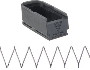 GHOST MOAB MAG EXTENSION FOR - GLOCK 43X48 PLUS 2 RNDS BLACK
