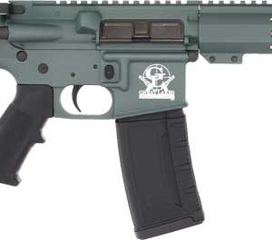 GLFA AR15 PISTOL 223 WYLDE - 7.5" SS. BBL. CHARCOAL GREEN