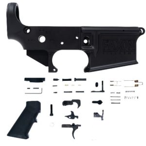 FAXON AR-15 FORGED LOWER - RECEIVER STRIPPED W/COMP KIT