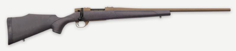WEATHERBY VANGUARD WEATHRGUARD - 6.5 PRC 24" THREAD BRONZE/BLK