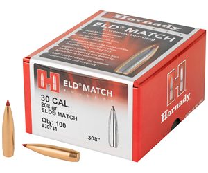 HRNDY ELD-M 30CAL .308 208GR 100CT