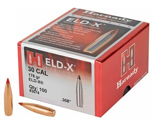 HRNDY ELD-X 30CAL .308 178GR 100CT