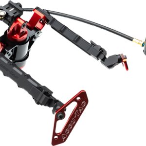 ACCU-TAC BIPOD HYB500 HYDRO - PICATINNY WITH REMOTE BLK/RED