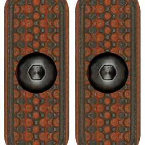 MI LEVER STOCK G10 M-LOK PANEL - RED/BLACK 2-PACK