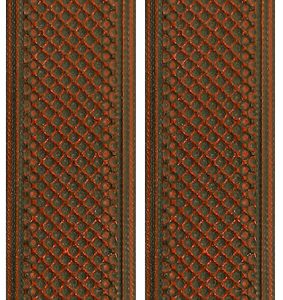 MI LEVER ACTION G10 STRAIGHT - GRIP PANEL RED / BLACK