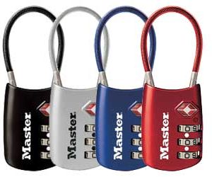 MASTERLOCK TSA PADLOCK COMBO SNGL