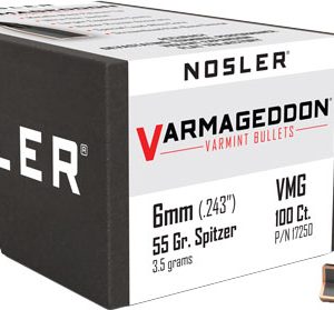 NOSLER BULLETS 6MM .243 - 55GR VARMAGEDDON TIPPED 100CT