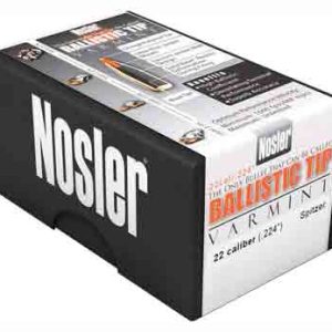 NOSLER BULLETS 22 CAL .224 - 60GR BALLISTIC TIP 250CT