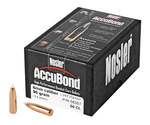 NOSLER 6MM 90GR ACCUBOND 50CT
