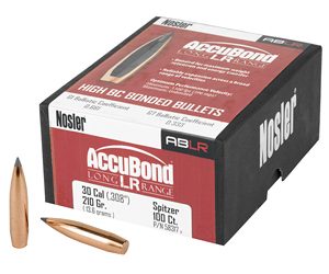 NOSLER ABLR 30 CAL 210GR SP 100CT