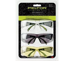 PELTOR SECUREFIT 400 EYE PROT 3-PACK