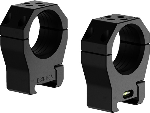 AUDERE SCOPE RINGS PSR 30MM - MED BLACK