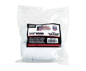 PRO-SHOT PATCH .45-.58CAL 2 1/2" 250