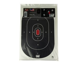 PROSHOT 12X18 SILH SS BLACK 8PK
