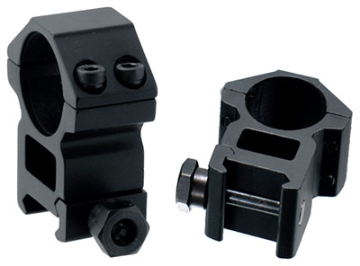 UTG RINGS 30MM HIGH PROFILE - MATTE BLACK PICATINNY/WEAVER