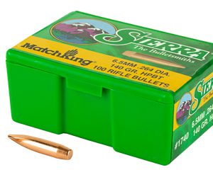 SIERRA MATCHKING .264 140GR 100CT