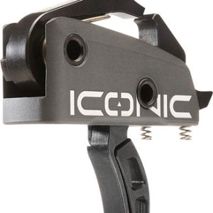 RISE TRIGGER ICONIC GRAY - 2-STAGE 1-2LB AR-15 W/PINS