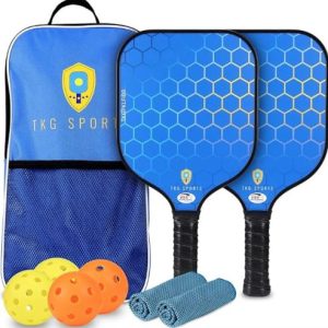 TKG SPORTS FIBERGLASS - PICKLEBALL SET W/CARRY BAG