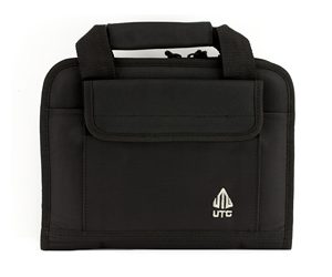 UTG DELUXE SINGLE PISTOL CASE BLK