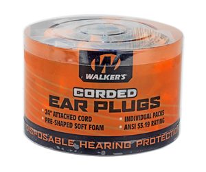 WALKER'S FOAM EAR CRDED PLUGS 50PK